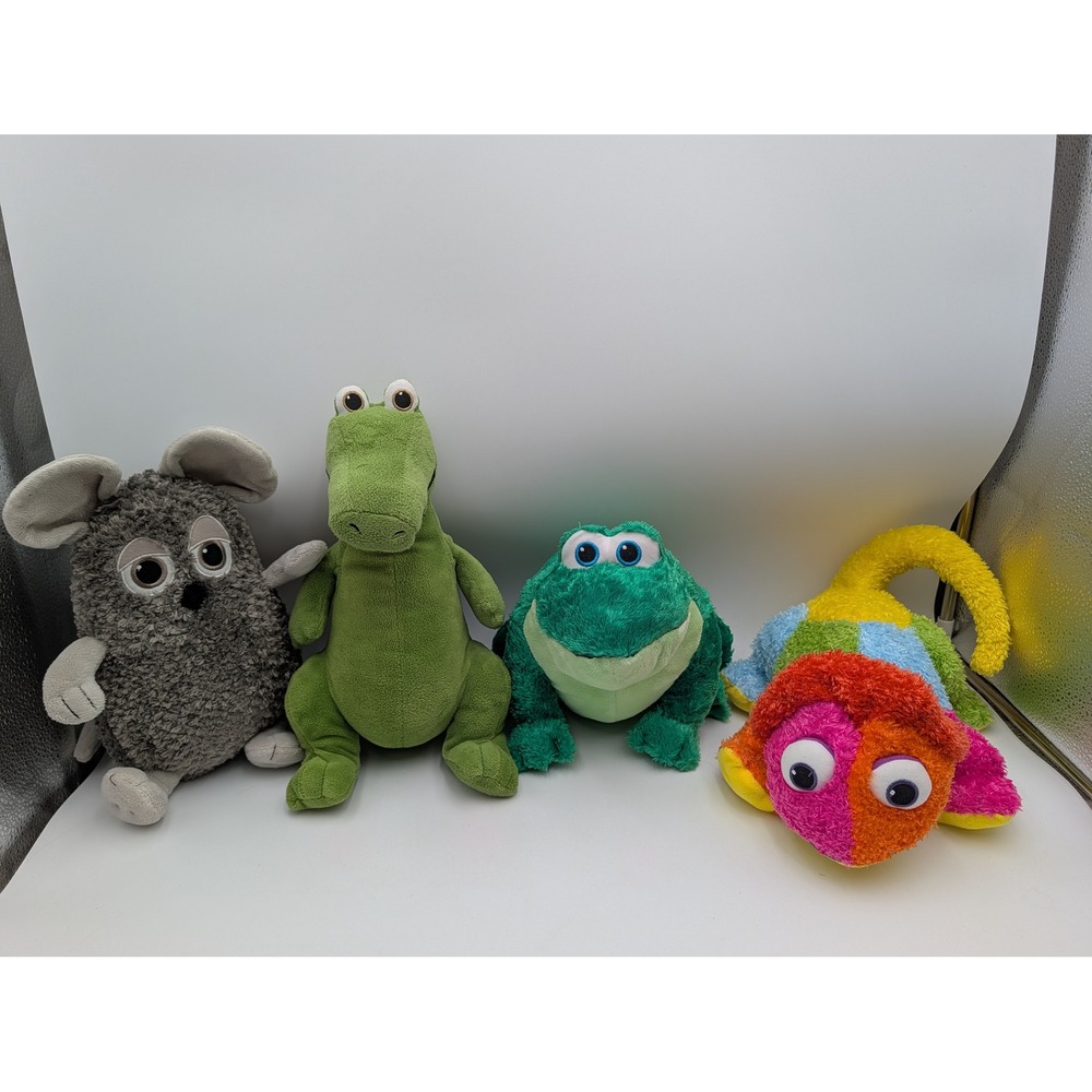 Kohls Cares Plush Lot Leo Lionni Mouse Frog Crocodile Chameleon Stuffed Animal